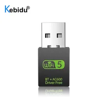 Sem fio 600mbps adaptador wi-fi receptor bluetooth 2.4g bluetooth 5.0 adaptador wi-fi placa de rede 8821cu transmissor 802.11b/n/g