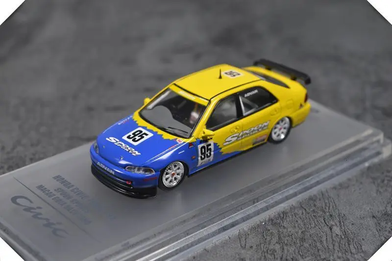 1: 64 масштабная модель автомобиля сплав литье под давлением синий Impreza WRX STI миниатюрная сцена Игрушка гоночный автомобиль стол коллекция подарок