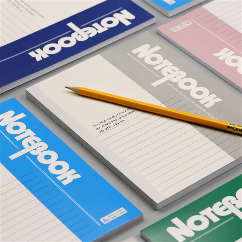 A5 office supplies notebook stationery a5 student book simple exercise book thick soft face copy notepad A5 office supplies notebook stationery a5 student book simple exercise book thick soft face copy notepad
