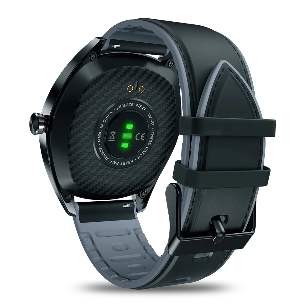 Оригинальные Смарт-часы Zeblaze NEO, пульсометр, кровяное давление, многогранные Смарт-часы, мужские цветные сенсорный дисплей, уведомления о сообщениях