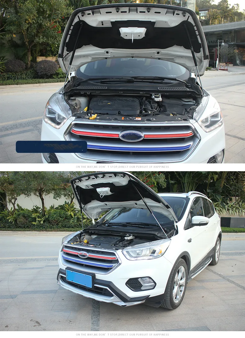 Для Ford Kuga 2013- переднее капот крышка двигателя гидравлический шток стойка пружинная Противоударная накладка автомобильные аксессуары