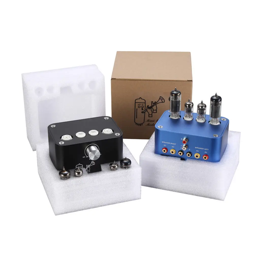 Douk Audio Mini 6J1+6P1 Vacuum Tube Amplifier Stereo HiFi Desktop Power Valve 3W+3w|Усилители мощности| |