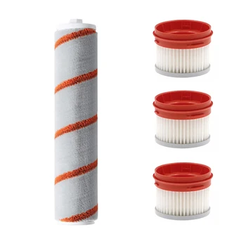 

4PCS Roller Brushes Hepa Filter Replacements for Xiaomi Dreame V9 Cordless Handheld Vacuum Cleaner