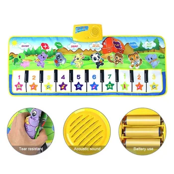 

Large Baby Musical Carpet Keyboard Playmat Music Play Mat Piano Early Learning Educational Toys for Children Kids Puzzle Gifts