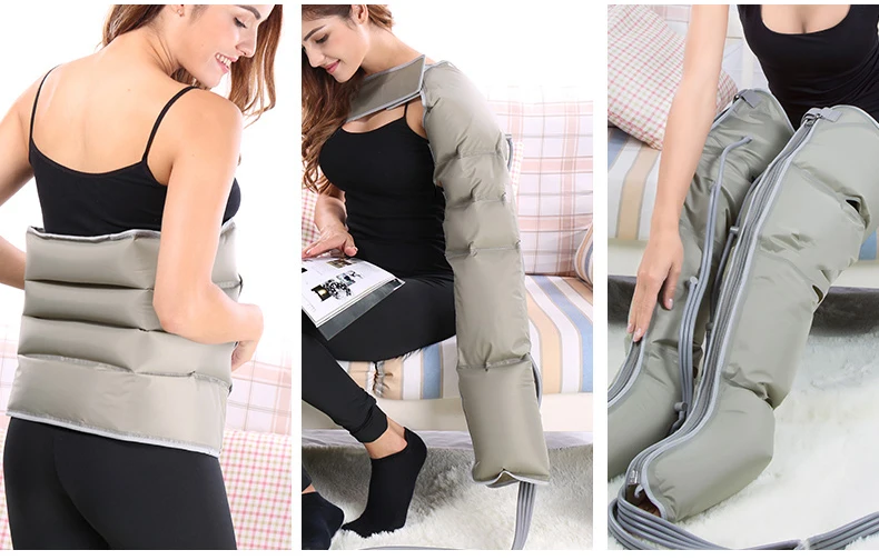 Пневматический Массажер для разминания ног электрическая Воздушная волна Массажер для давления физическая терапия для отеков ног, варикозное расширение вен