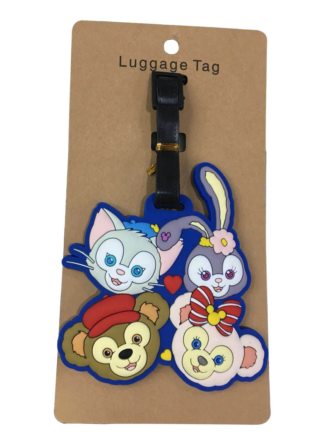 Travel Accessories Duffy stellar Sherry may Baggage Tags Luggage Tag Cartoon Silica Gel Suitcase ID Addres Holder Portable Label - Цвет: 15