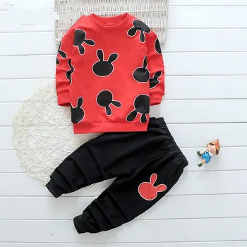 

Melario Boys Clothes Set 2020 Autumn Thin Long Sleeve Cotton Outfits for Boy Kids Clothes 2PCS Print Sweatshirts and Pants