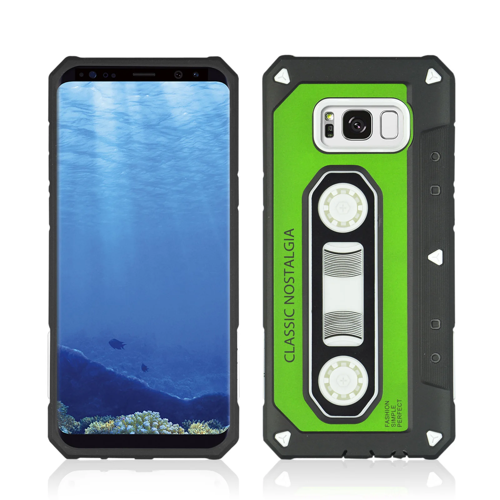 Против царапин Противоскользящий ТПУ + PC чехол для телефона Samsung Galaxy S8