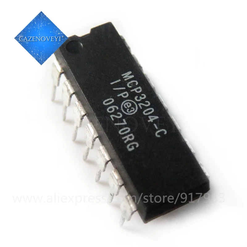 5 шт./лот MCP3204-CI/P MCP3204 3204 DIP-14 в наличии лучшего качества | Электронные компоненты и