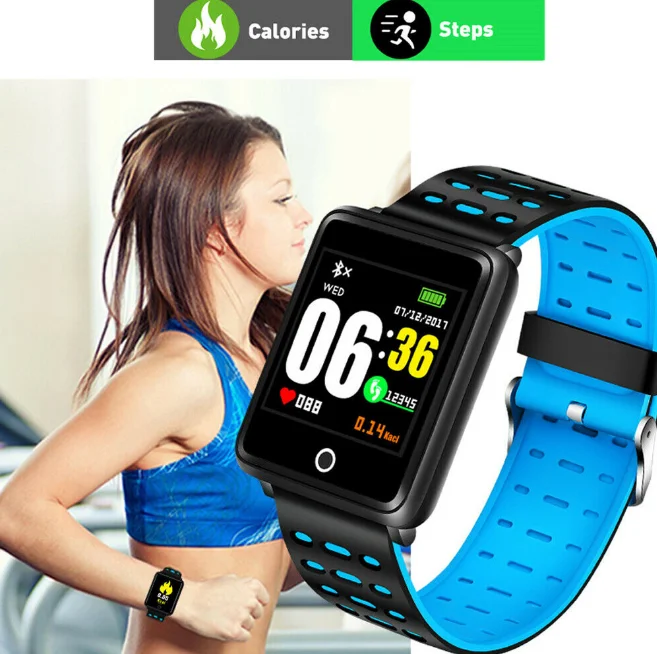F3 smart bracelet color screen heart rate blood pressure exercise step ip68 waterproof Smart Wristband fitness Blood Pressure