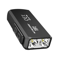 NITECORE TIP2 Мини светодиодный фонарик CREE XP-G3 S3 720 люмен брелок фонарик с батареей+ USB Перезаряжаемый Фонарик