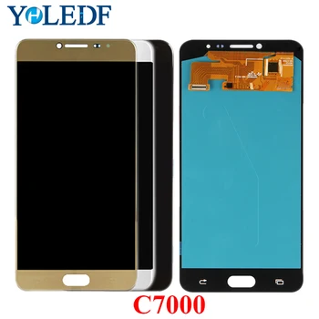 

C7000 Super AMOLED LCD For Samsung Galaxy C7 SM-C7000 Display Touch Screen Digitizer Assembly Panel LCD Module Replacement Parts