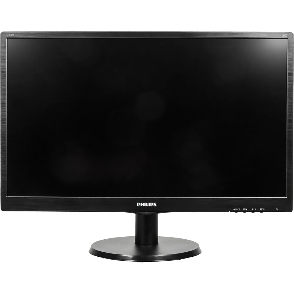Монитор PHILIPS 243V5QHSBA(00/01) 23.6", черный