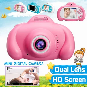 

2 inch LCD 1080P HD Sport Children Camera Digital Dual Lens Camera with Flash Photography Children Educational Toy Gifts for Kid