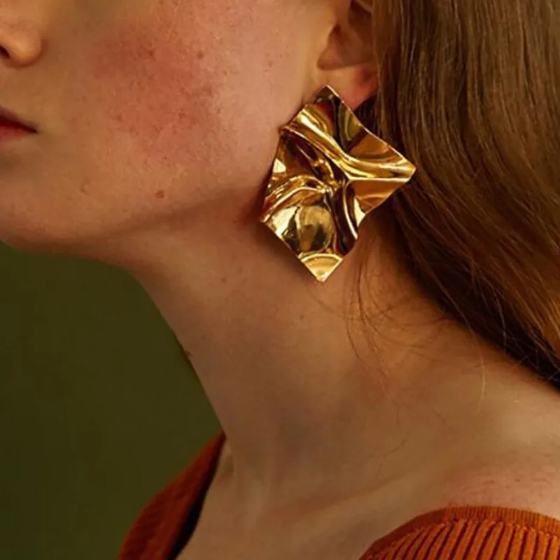 Fashion-Statement-Earrings-2019-Big-Geometric-Round-Earrings-For-Women-Hanging-Dangle-Earrings-Drop-Earing-Modern (4)