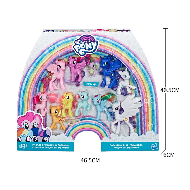 Hasbro My Little Pony, семейная портретная игрушка, набор, герой, пони, сумеречный блеск, принцесса, небесный пирог, игрушка для девочек