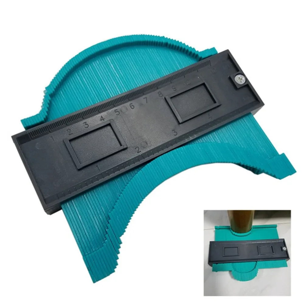 

Irregualr Plastic Profile Copy Gauge Contour Gauge Duplicator Standard Wood Marking Tool Tiling Laminate Tiles Tools