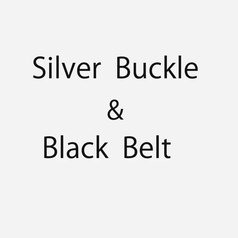 Silver Black Belt McParko крокодиловые ремни люксовый бренд мужской кожаный ремень коричневый деловой костюм брючный пояс 120 см - Цвет: Silver Black Belt