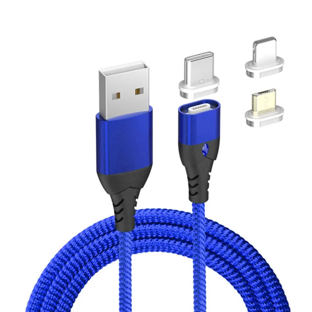 Магнитная зарядная кабельная линия Micro Тип usb C 8 Pin магнит быстрая Зарядное устройство переходник Замена для iPhone/iPad/Xiaomi/huawei/samsung