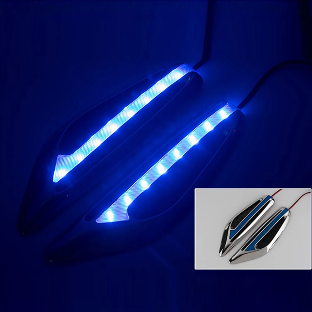 

Universal LED Signal Light Modified Turn LED Fender Side Lamp Blade Turning Lights Car Strobe Light 2PCS
