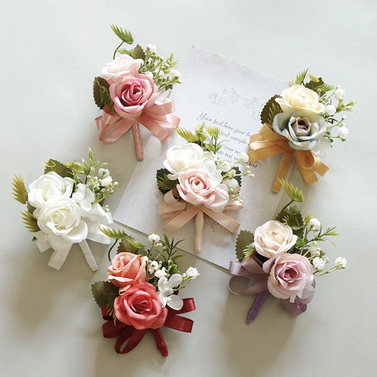 Corsage flor imitação de casamento decoração suprimentos flores artificiais  plantas secas de seda natural flores florista supplie|Flores secas  artificiais| - AliExpress