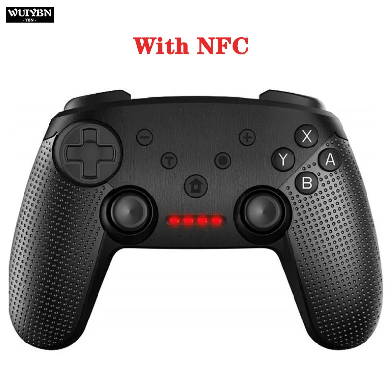 WUIYBN NS игровой контроллер Pro с поддержкой NFC Беспроводной геймпад Bluetooth Джойстик Для nintendo переключатель lite ПК с системой андроида - Цвет: With NFC 1