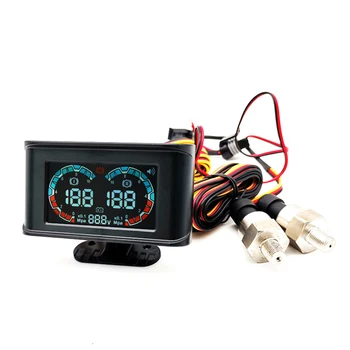 

LCD Digital Dual Air Gauge with 1/8 NPT Electrical Sensor