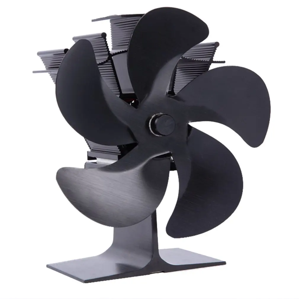 

SF202G Thermal Power Fireplace Heater Five Blades Fireplace Heating Fan Efficient Air Heater Low Noise Fan