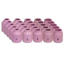 58 шт./компл. TIG сварочный фонарь комплект 040-1/8 дюймов газовой линзы настройки 9/20/25 TAK47 глинозема Керамика чашки 53N серии для дома Diy Инструменты