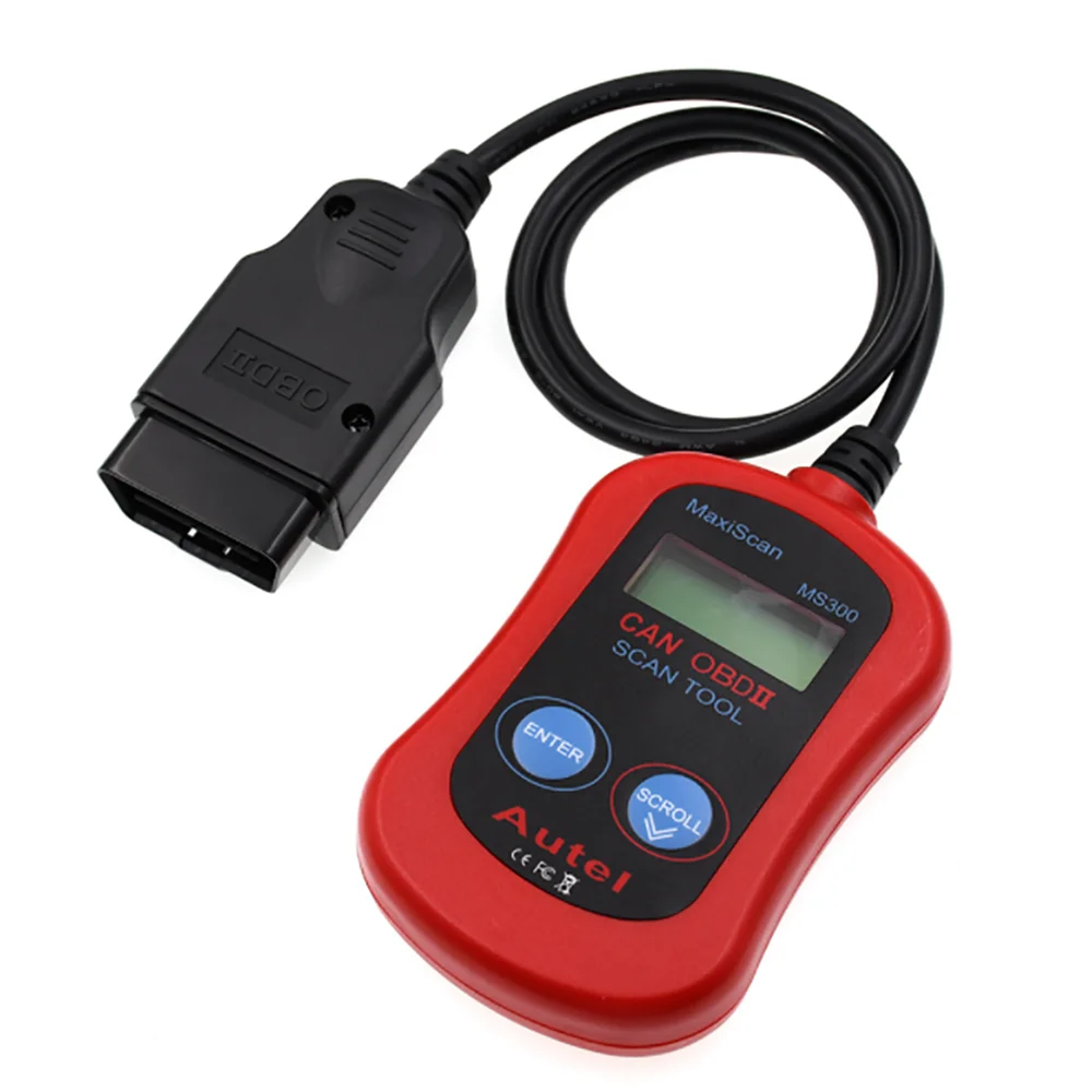 MS300 OBD2 считыватель кодов диагностические инструменты Профессиональный OBD2 EOBD Бортовая Система диагностики сканирования многоязычный