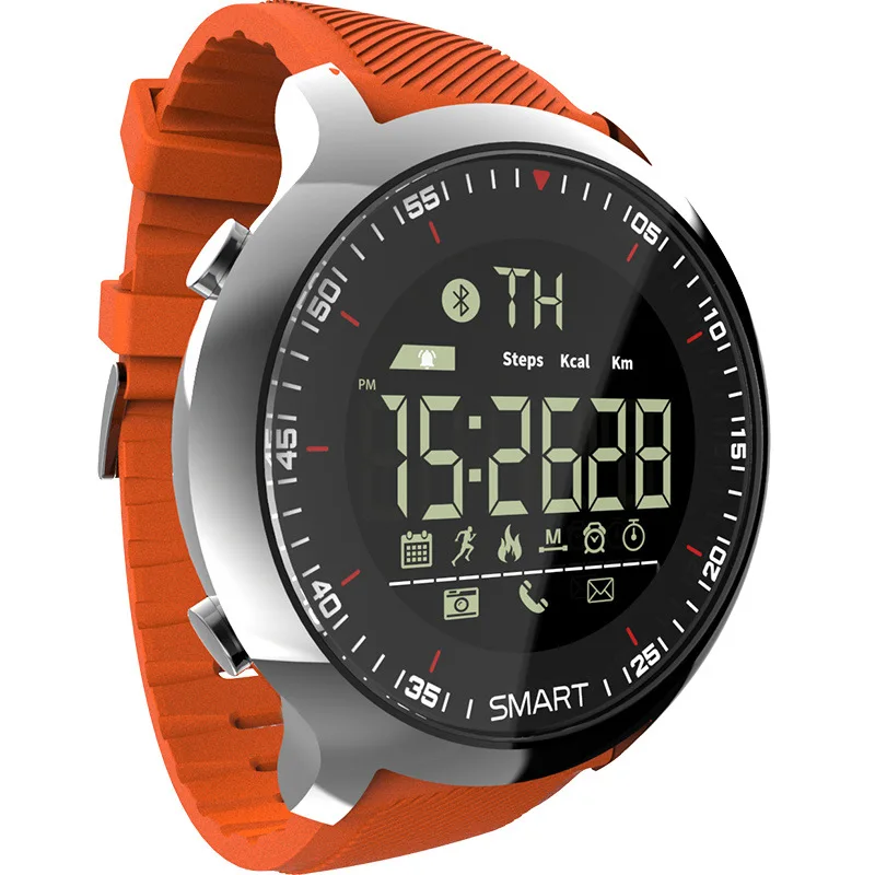 Новые мужские спортивные умные часы шагомер Bluetooth поддержка мобильный телефон