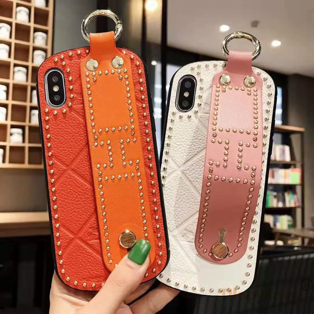 Модный портативный кожаный чехол для телефона для IPhone 11, 11Pro, X, XR, XS, Max, 6, 6 S, 7, 8 Plus, чехол с изогнутым ремешком, защитный чехол