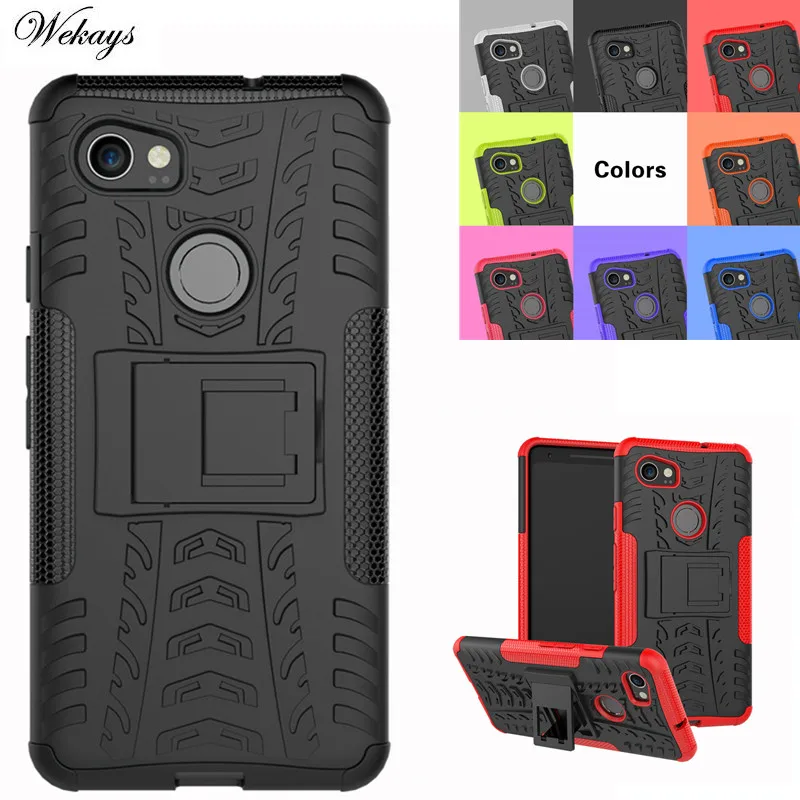 For Google Pixel 2 Case Hybrid Armor XL 2XL Shockproof Silicone Rugged Phone Cover Fundas | Мобильные телефоны и