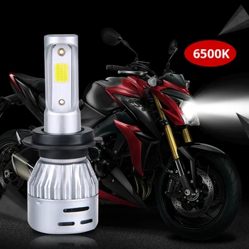 

H4 Led Motorcycle Headlight Bulbs Turbo Led HS1 Motorbike Light 12V 36W 8000LM 6500K Autos Scooters Motors Lamp Hi/lo Bombilla