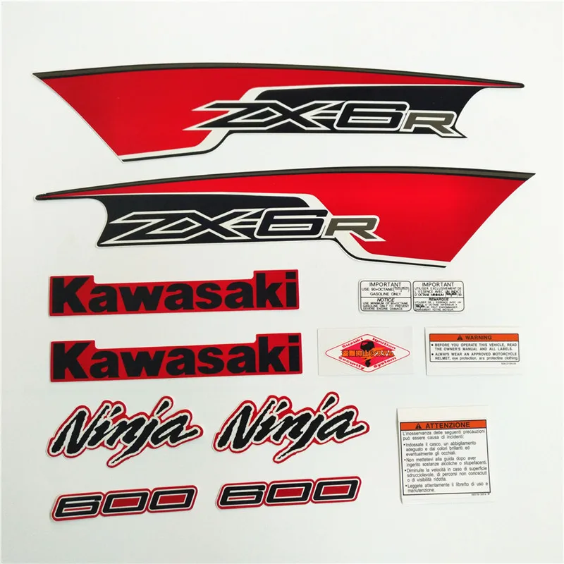 Мотоцикл для Kawasaki NinjaZX6R Ninja ZX6R 12 2012 полный комплект высокого качества наклейка