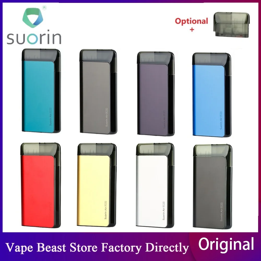 Оригинальный комплект Suorin Air Plus Pod System с встроенной батареей 930 мАч и емкостью 3 5 мл