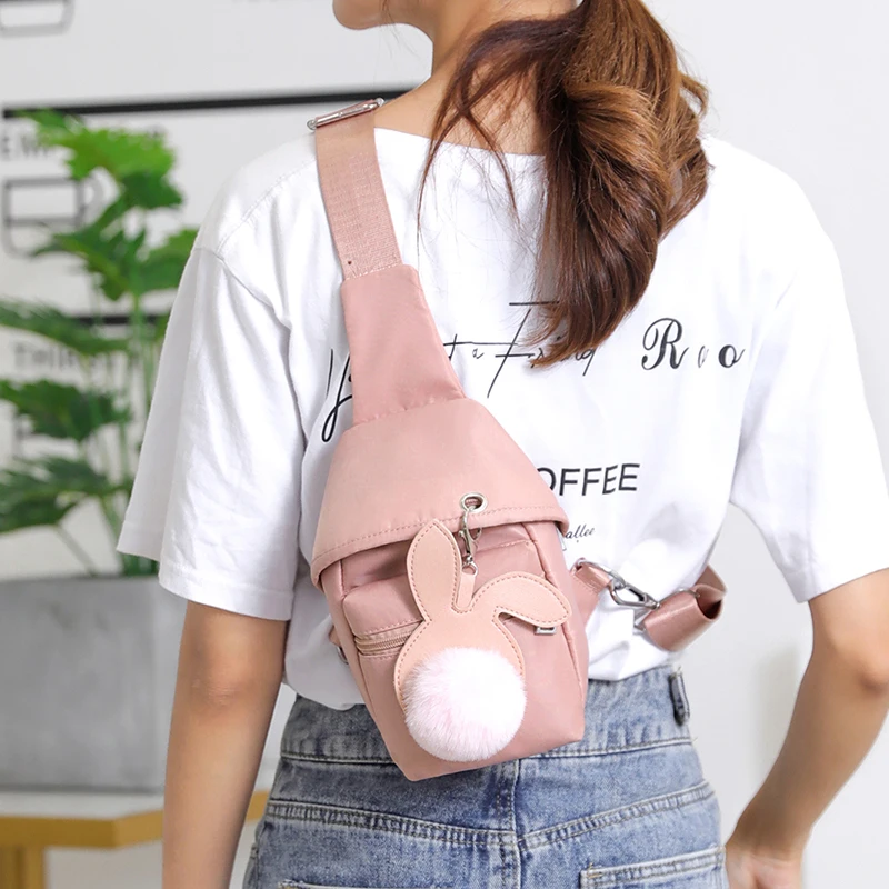 SUNNY SHOP модная нагрудная сумка через плечо Женская поясная водонепроницаемая в