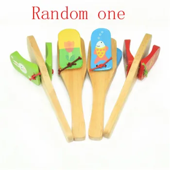 

Baby Clapper Animal Montessori Educational toy Wooden 3D Puzzle Wooden Sensory Jigsaw Training Intellectual LearningToy Gift