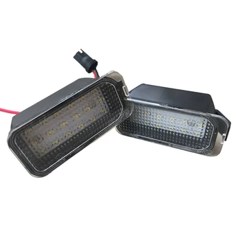 

Number License Plate Light 6000K 2835SMD Lamp Auto Exterior 1 Pair LED