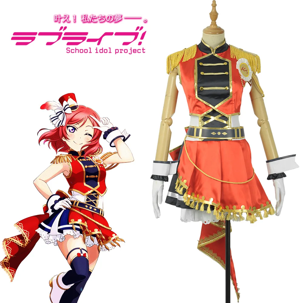 

Anime! Lovelive 6th Anniversary Nishikino Maki sj Lovely Uniform Cosplay Costume Stage Performance Halloween Suit Free Shipping