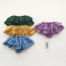 Jupes courtes Tutu plissées pour bébés filles, vêtements Tutu bouffants, Double couche, couverture de nouveau né, accessoires Photo pour nourrissons, vêtements de princesse 