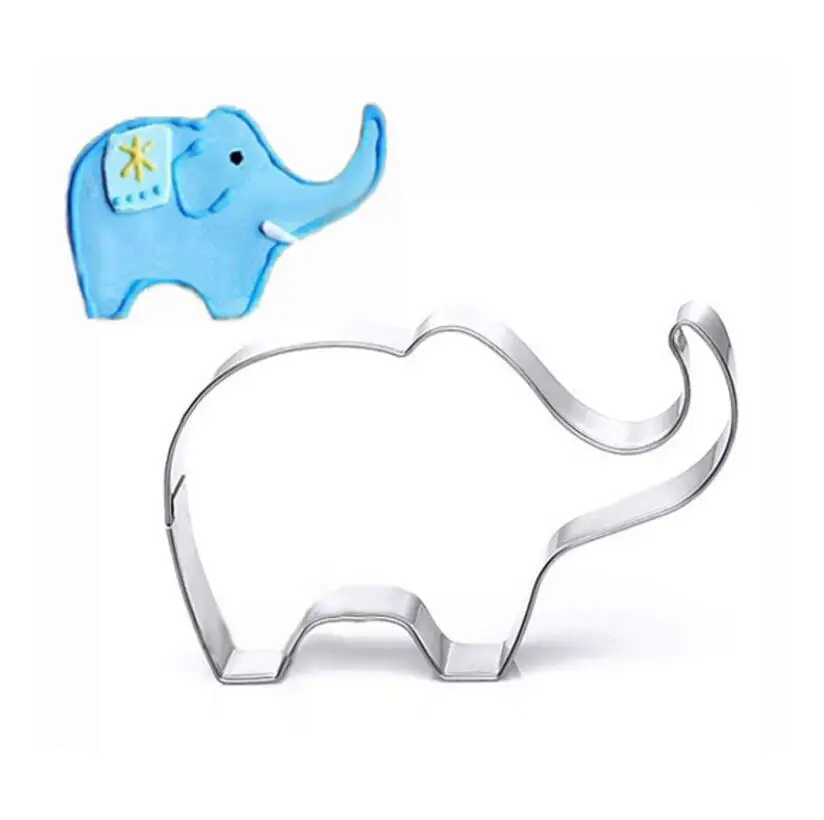 

1Pc Animal Elephant Shape Confectionary Biscuit Cookie Cutters Cake Decorating Tools Candy Sugar Craft Chocolate Baking Molds
