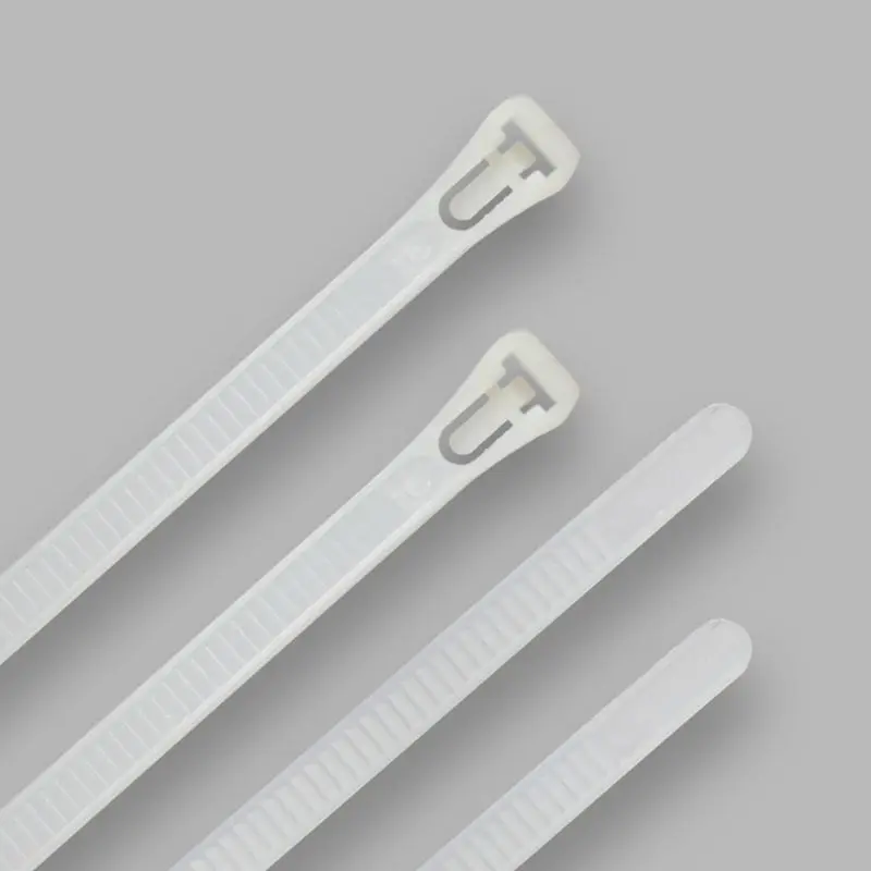Releasable Nylon Cable Tie Reusable Slipknot Strap Plastic Zipper Tight Tie M7DA