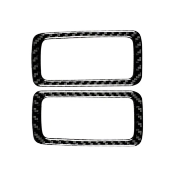 

For-Porsche Macan Cayenne Car Carbon Fiber Sticker Macan Cayenne Rear Roof Light Panel Carbon Fiber Sticker 2Pcs