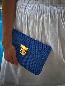 

Handmade, custom, unique and personalized handcrafted stylish knit clutch bags