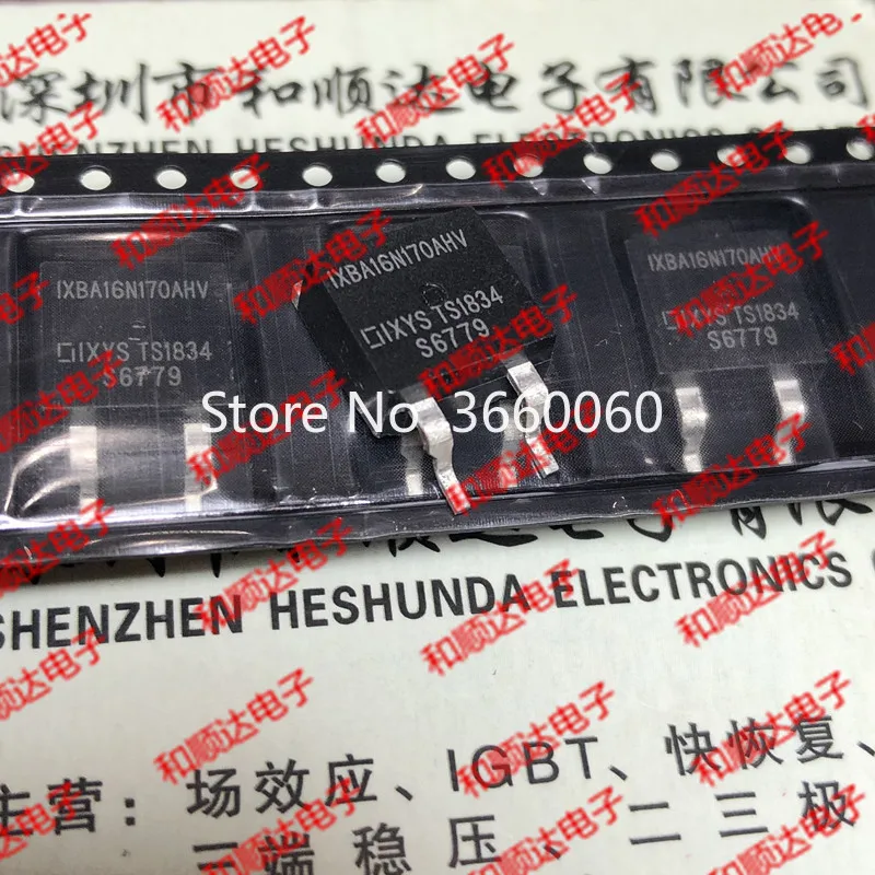 5 шт./лот IXBA16N170AHV-263 1700V 16A