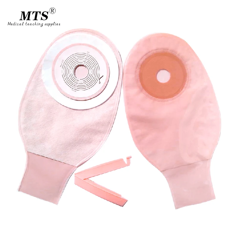 1pc One Piece System Open Colostomy Ileostomy Bag Ostomy Drainable Pouch For Stoma Care Feces