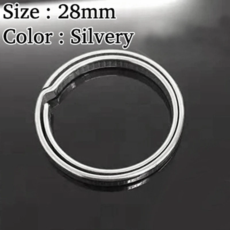 2Pcs Titanium Alloy Hanging Ring Outdoor Small Tool Key Ring Mountain Climbing L& S