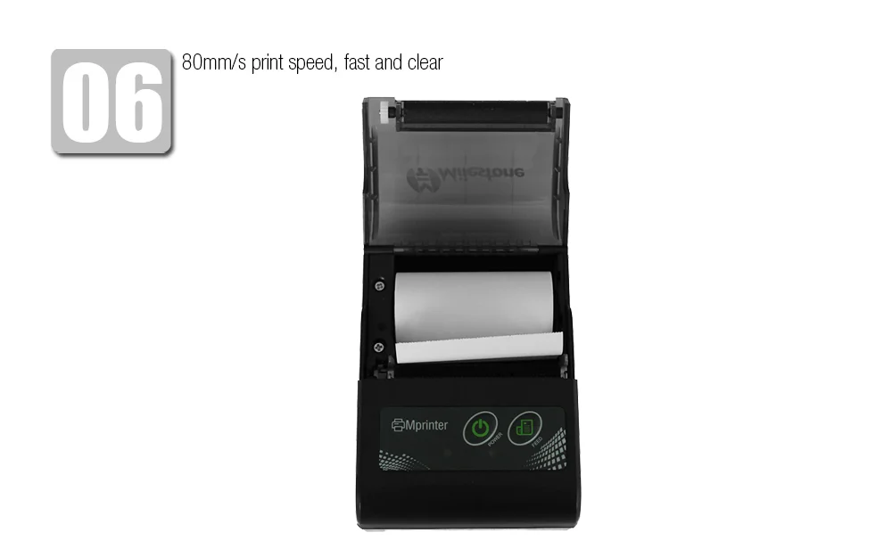 Термопринтер bluetooth чековый ios android windows pos мини Карманный USB термопринтер