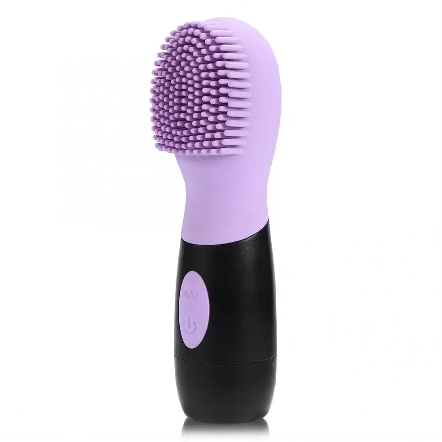 Electric Facial Cleanser Brush Silicone Face Pore Deep Cleansing Vibration Massager Facial Vibration Brush